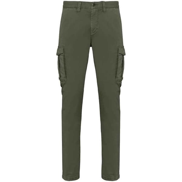 Native Spirit Mens Washed Cargo Trousers