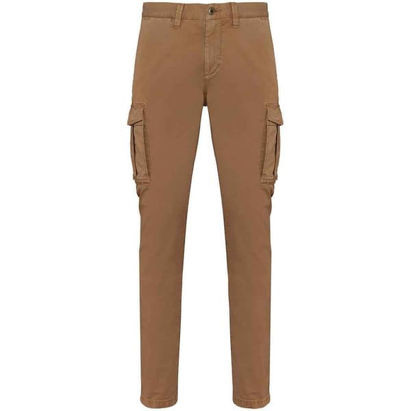 Native Spirit Mens Washed Cargo Trousers