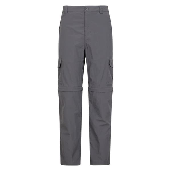 Mountain Warehouse Mens Explore Zip-Off Trousers Grey 36S