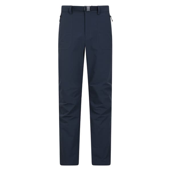 Mountain Warehouse Mens Grassland Belted Trousers Navy 34R