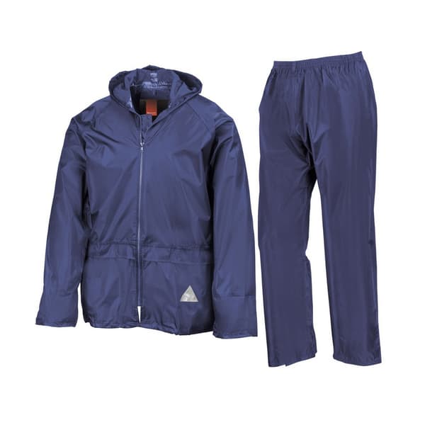 Result Unisex Adult Waterproof Jacket And Trousers Set Royal Blue M