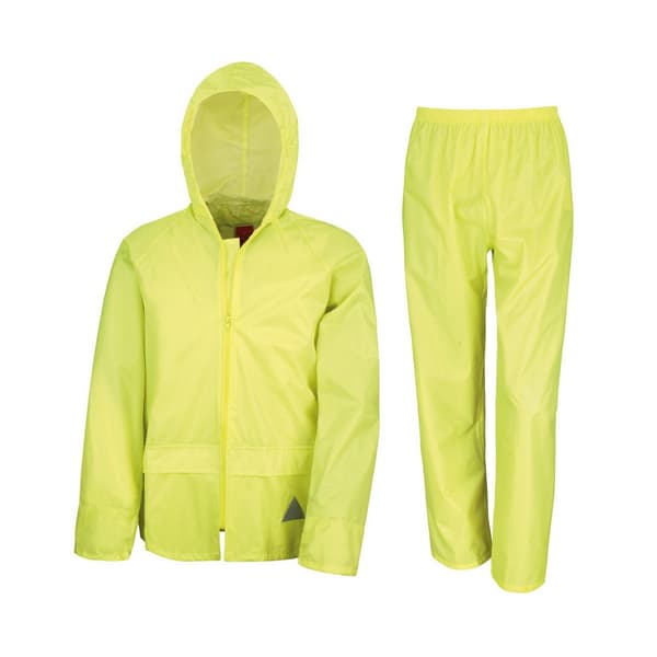 Result Unisex Adult Waterproof Jacket And Trousers Set