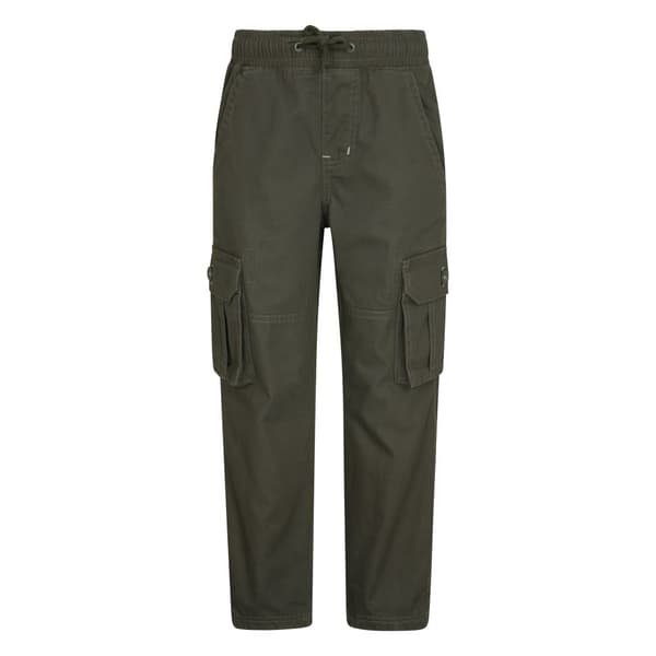 Mountain Warehouse Childrens/Kids Jersey Lined Pull-On Cargo Trousers