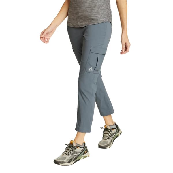 Eddie Bauer Womens/Ladies Guide Ripstop Cropped Ankle Cargo Trousers Graphite XXL