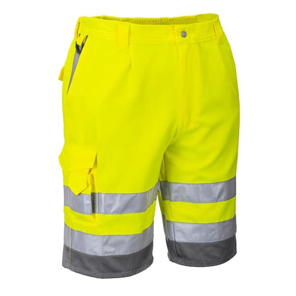 Portwest Kontrastfärgade Hi-Vis-shorts för män
