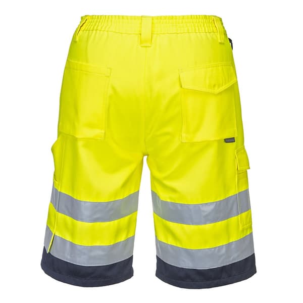 Portwest Kontrastfärgade Hi-Vis-shorts för män
