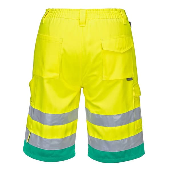 Portwest Mens Polycotton Hi-Vis Lightweight Shorts