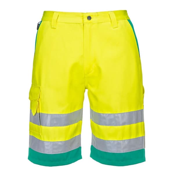 Portwest Mens Polycotton Hi-Vis Lightweight Shorts