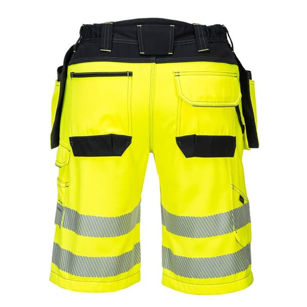 Portwest Mens PW3 Hi-Vis Holster Pocket Shorts