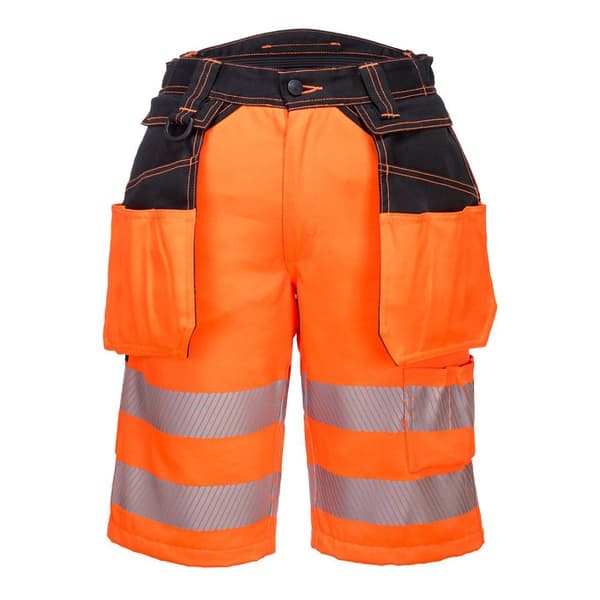 Portwest Mens PW3 Hi-Vis Holster Pocket Shorts