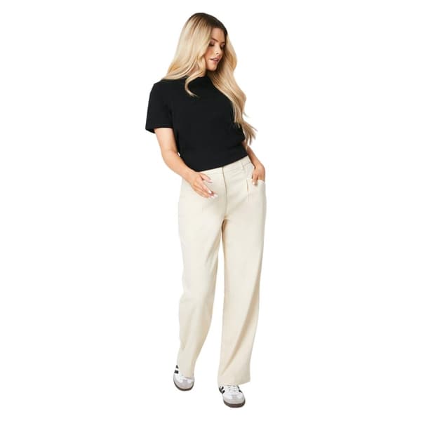 Dorothy Perkins Byxor med vida ben, dam/dam, draperade och avslappnade