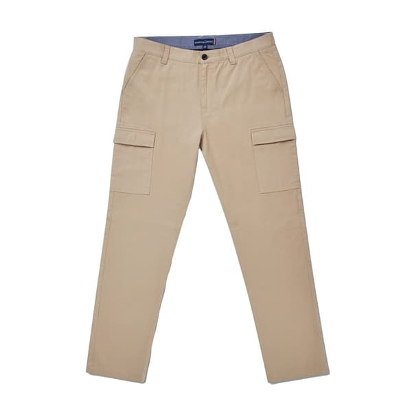 Raging Bull Mens Plain Cargo Trousers Tan 42S