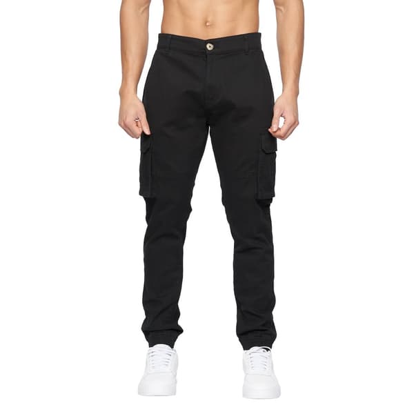 Crosshatch Frentons Cargo-byxor för herrar Black 32L