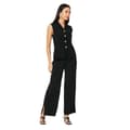 Miniatyrbilde 3 av 3: Principles Womens/Ladies Side Slit Pintuck Straight Leg Trousers