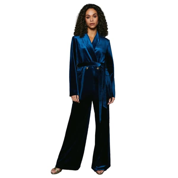 Principles Womens/Ladies Velvet Wide Leg Trousers