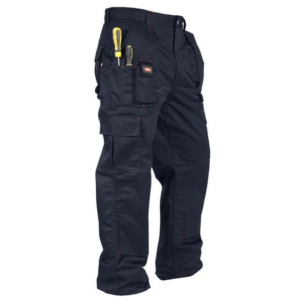 Lee Cooper Mens Multi Pocket Work Trousers