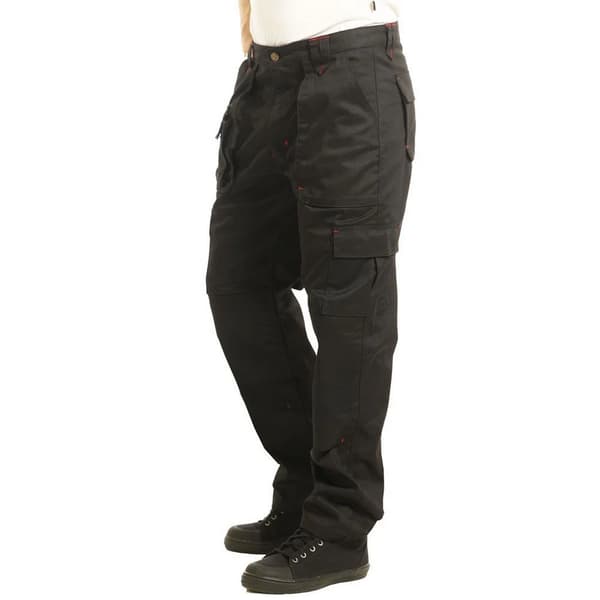 Lee Cooper Mens Multi Pocket Work Trousers