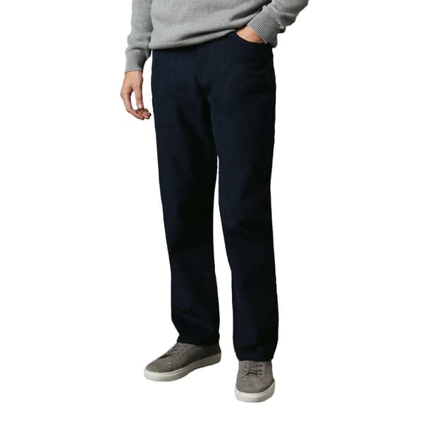 Maine Mens Corduroy 5 Pockets Straight Trousers Navy 38S
