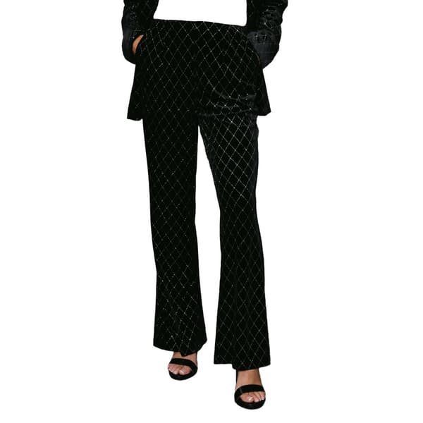 Principles Womens/Ladies Velvet Embellished Kickflare Trousers