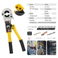 Pikkukuva 1 / 2: Hydraulinen puristustyökalu, kaapeliliittimen puristin, 8T paine, GC-300