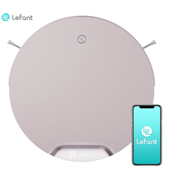 Lefant Robotdammsugare, 4500Pa sugkraft, 560ml dammkapacitet,N1-Rosa, EU