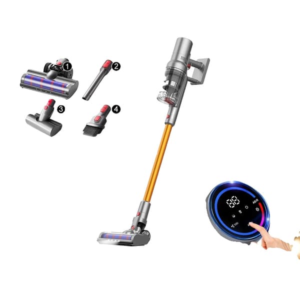 ABIR VC205 Handdammsugare, 27000PA Sugkraft, Smart Pekskärm,EU