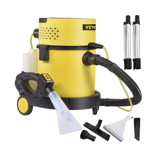 Våd- og tørstøvsuger, 5,3 gallons kapacitet, fjernbetjeningsfunktion,20L tank