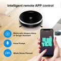Miniatyrbillede 2 af 4: Robotstøvsuger, AI kortnavigation, WiFi-app, Sort