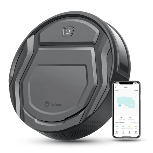 Robotdammsugare, 2200Pa sugkraft, 120 minuters driftstid, Wi-Fi/App/Alexa-kontroll,M210PRO-EU-Grå, EU