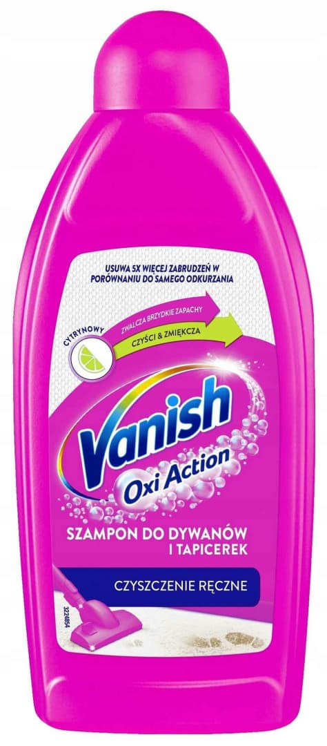Vanish Oxi Action Matt- och Möbelschampo Citron 500ml..