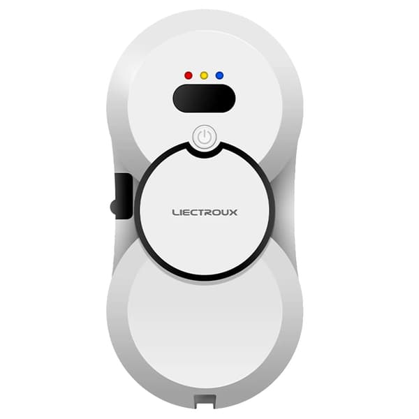 Robotfönstervakuumrengörare, 2800Pa sugkraft, ultratunn design,HCR-10-Vit