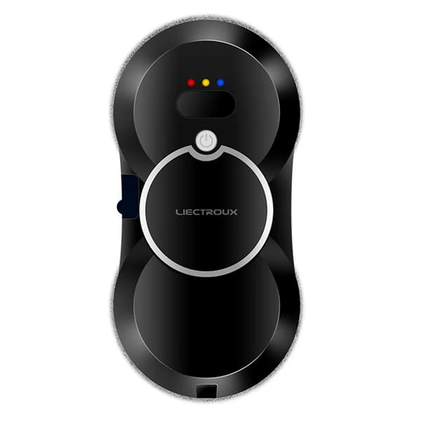 Robotfönstervakuumrengörare, 2800Pa sugkraft, ultratunn design,HCR-10-Svart