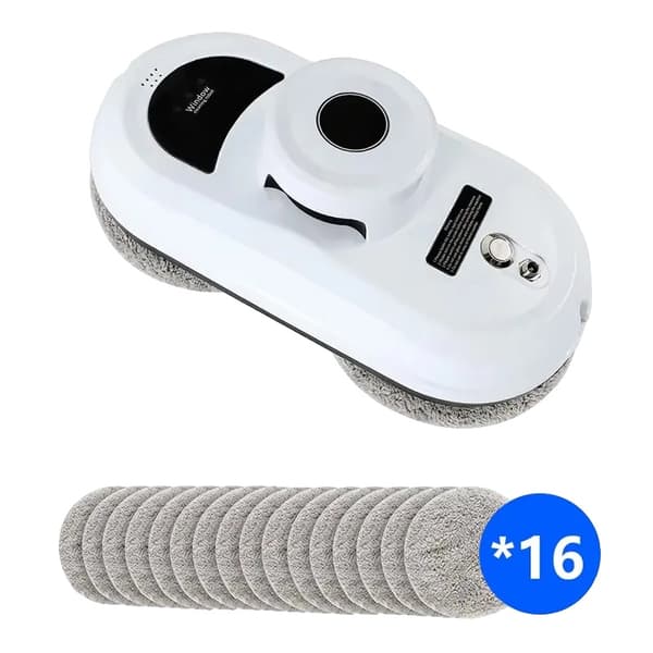 Fönsterputsrobot, Smarta säkerhetsfunktioner, Effektiv prestanda,VIT, EU, Ja
