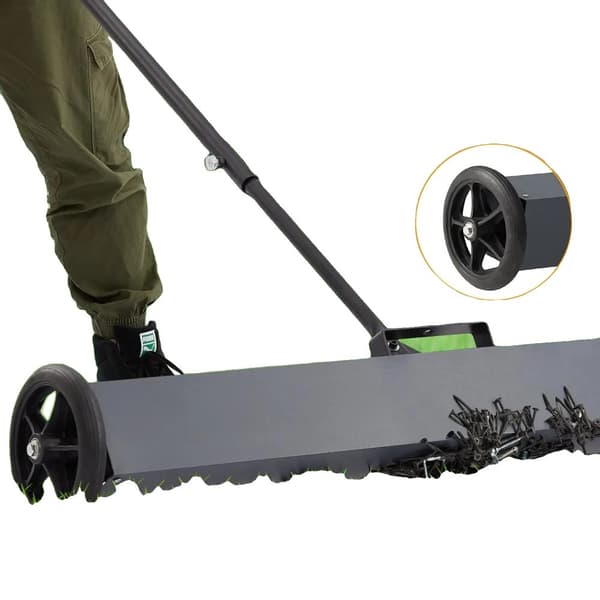 Magnetisk sopmaskin, 50 lbs kapacitet, justerbart handtag