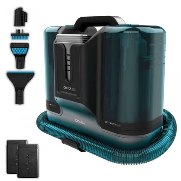 Fläckborttagare - Conga - Tepp &amp; Fläck Rengöringsmaskin Infinity - 150W - 2 Batterier - 60 min Autonomi