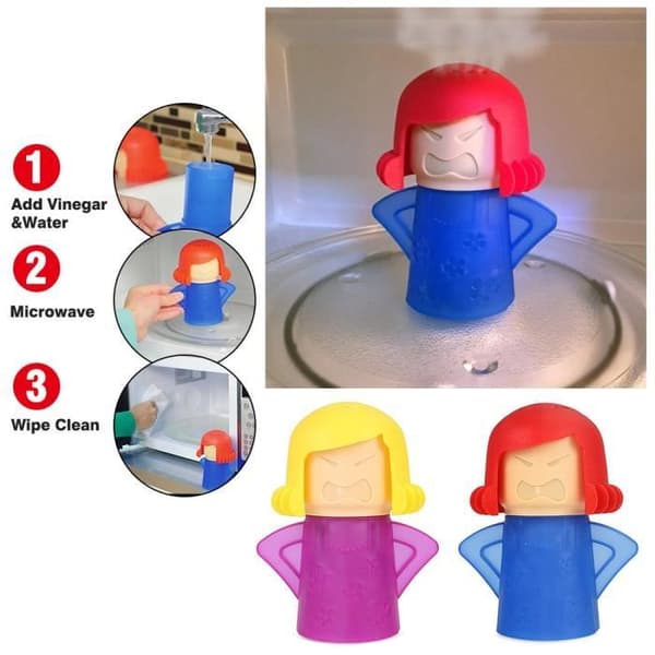 2 x Microwave Cleaner Angry Mom Microwave Cleaner