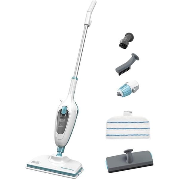 BLACK+DECKER - FSMH13E5-QS - Ångmopp med 5 i 1 handrengöring 1300W - Tank: 350 ml - Kabel: 4,8M
