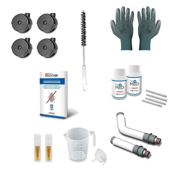 Anti vägglösslösning - Polti - Cimex Eradicator - Överhettad ånga - Säkerhetslock - Ergonomisk