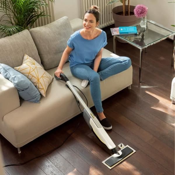 KARCHER SC 2 Upright Easy Fix - Ångmopp - 1600 W - Snabbuppvärmning 30s - Rengör 50m² - Eliminera upp till 99,9 % av virus