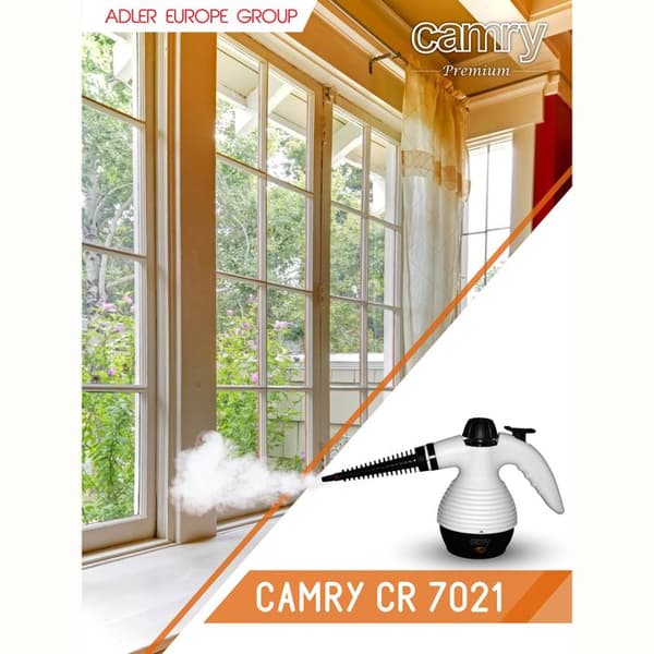 Ångtvätt - CAMRY - 1100 W - Ånga - Vit