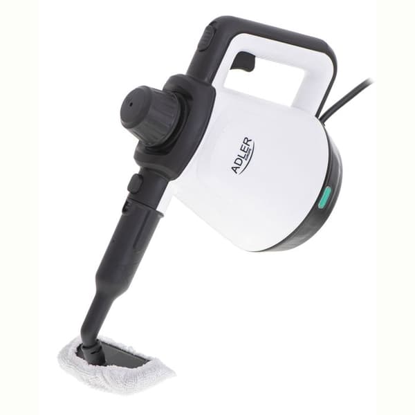 Bärbar multifunktionell handhållen ångtvätt under tryck Ångflöde 44g/m Adler AD7038 2000W Vit/Svart 03588