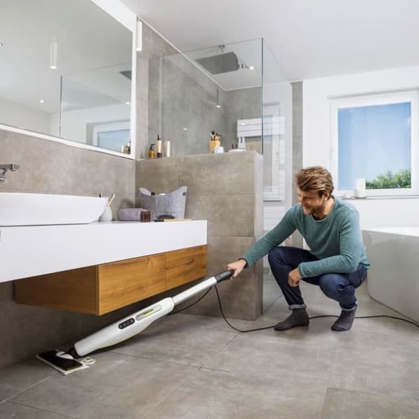 KARCHER SC 3 Upright EasyFix - Ångmopp - 1600W - Snabb uppvärmning 30 sek - Rengör 60 m² - Eliminerar upp till 99,99 % av virus.