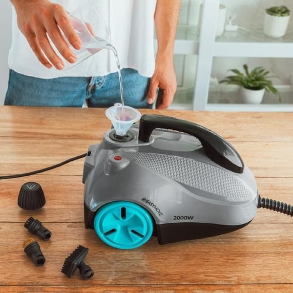 Ångstvätt - EasyHome - HydroSteam 2000 - 2000W - 2L tank - 16 tillbehör