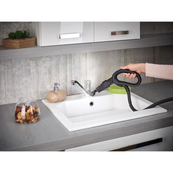 POLTI VAPORETTO SMART 100 T - Ångtvätt - obegränsad autonomi - 4 BAR - 110g/min - 1500W - 9 tillbehör - Turkos