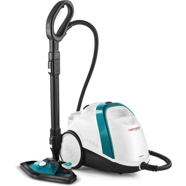 POLTI VAPORETTO SMART 100 T - Ångtvätt - obegränsad autonomi - 4 BAR - 110g/min - 1500W - 9 tillbehör - Turkos