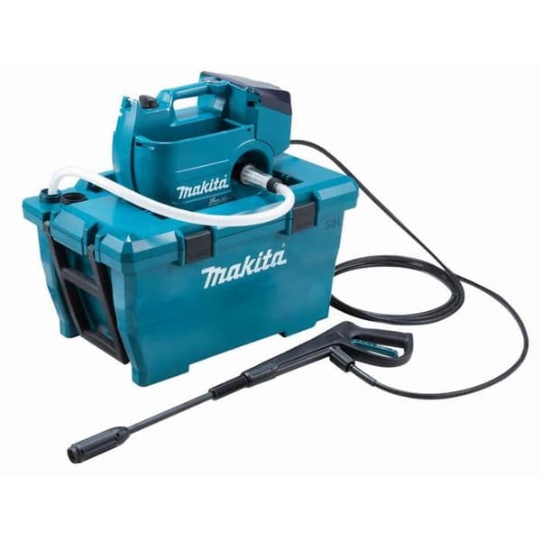 Högtryckstvätt - MAKITA - DHW080ZK - 80 bar - Kompakt - Batteridriven Svart, Blå