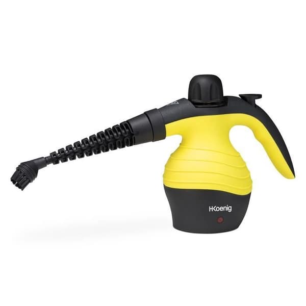 HKOENIG handhållen ångtvätt - 4,2 bar max - Kapacitet 300 ml - Gul