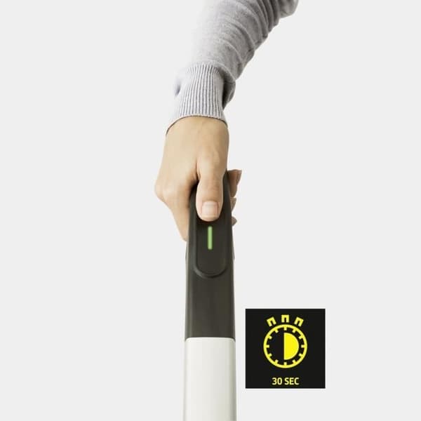 KARCHER KST 2 Upright EasyFix - Ångmopp - 400 ml tank - 1600W - Klar att använda på bara 30 sekunder