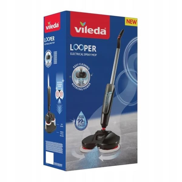Elmopp - Vileda - Looper - Sladdlös - Hopfällbar - 1,5 kg