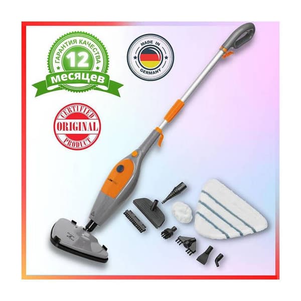 Multifunktionsångmopp - CLATRONIC - DR 3539 - Ekologisk rengöring - Maximal desinfektion - 1500W